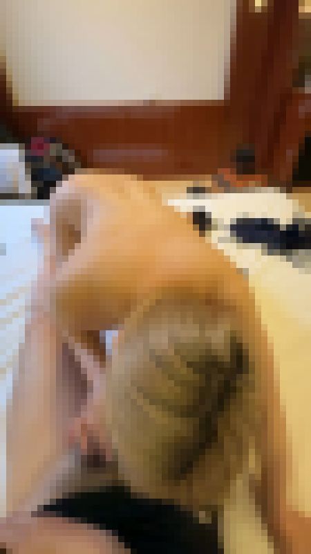 ギャル系金髪娘の事後フェラ　サンプル画像3