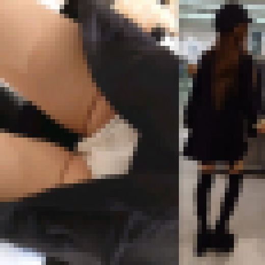 【クロッチandハミ尻丸見え】豪快捲り　サンプル画像1