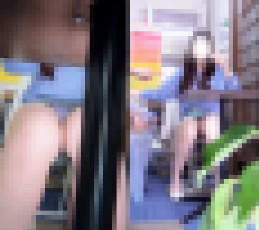 同業者パンチラ 「それ撮ってますよね?」気づかれてピンチ?可憐な笑顔のパンティ サンプル画像2