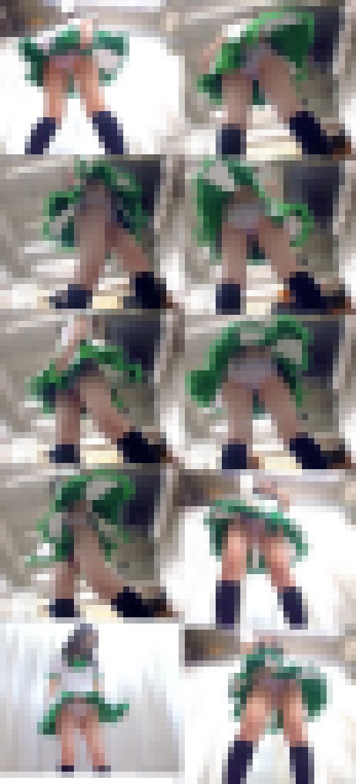 劇団員パンチラ撮影アルバイト(スタジオ撮り同人AV)脱がないパンチラ　サンプル画像1