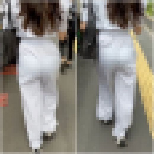 《色付きパンティーが丸わかり！肉付き良い美尻を浮かばせるスポーティーファッション》　サンプル画像3