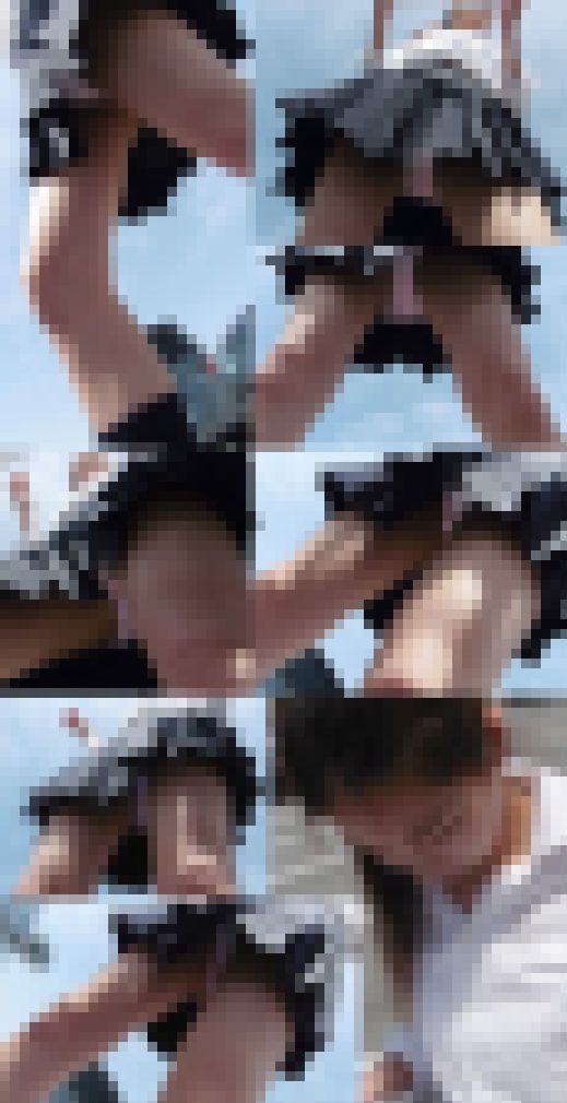 激ヤバ作品vol32！禁断お尋ねパンチラ盗撮〜可愛い女の子に声かけして真下からじっくりP観察　サンプル画像1