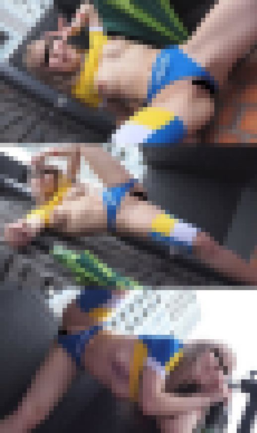 最新ハプニング映像！屋外イベ激烈ポロン！09【デカ乳輪、マ●コ日光浴撮影会】　サンプル画像3