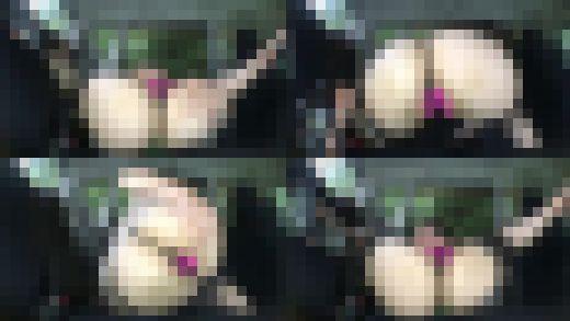 ♡車内オナニー♡イク直前で人が来るハプニング♡　サンプル画像2