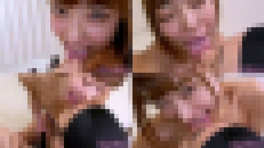 【舌フェチ唾フェチ】水川潤のエロ長い舌でたっぷり顔舐め鼻舐め＆手コキプレイ　サンプル画像1