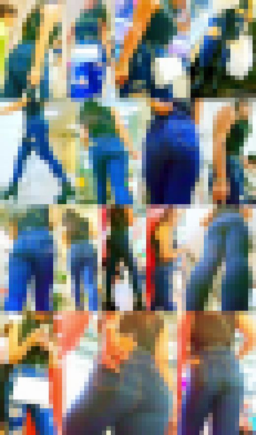 No.212ダメージ過ぎデニムからのセクシー太ももがエロかっこいいクールお姉さん　サンプル画像1