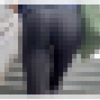 《強烈な角度のPライン！ハミ出しお肉も強烈な美巨尻モデル》 サンプル画像