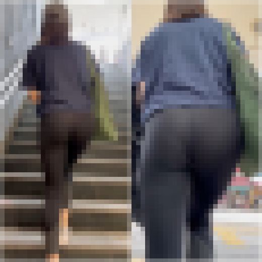 《強烈な角度のPライン！ハミ出しお肉も強烈な美巨尻モデル》　サンプル画像2