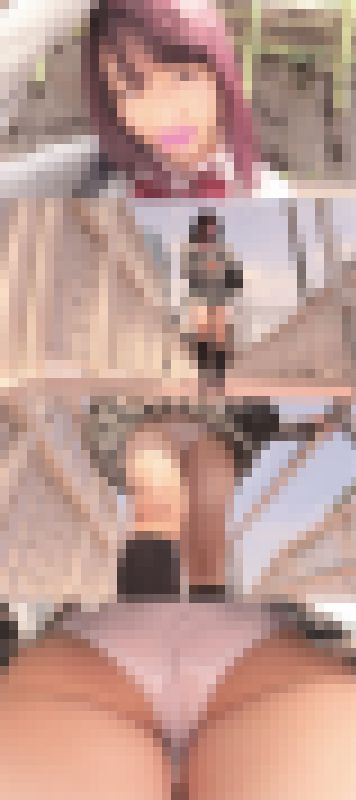 【パンチラ接写】おとなしめで素朴なコ♡プニプニ陰唇の形状露わ　サンプル画像1