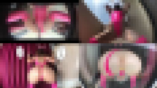 ❤️食い込み戦隊ケツレンジャーピンク参上❤️ち〇ぽ連呼でディルドオナニー　サンプル画像1