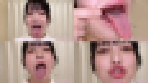 【舌フェチベロフェチ】月見若葉のエロ長い舌と口内をじっくり観察　サンプル画像1