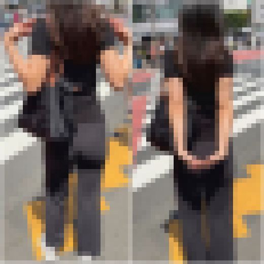 《あぁ…その体勢は…！お見事Tバックラインと歩けばプルプル美尻が強調されるスタイル抜群OL》　サンプル画像3