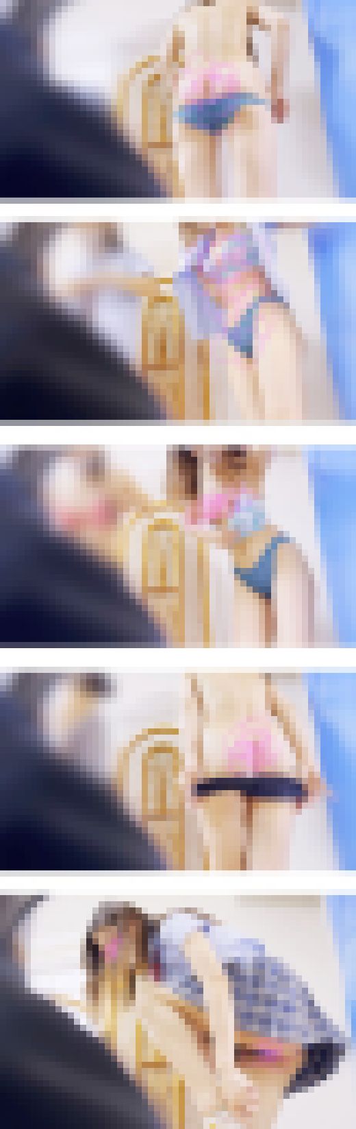 34最強神乳✕ぷりんぷりんの桃尻！ダブル足裏パンチラ　サンプル画像2