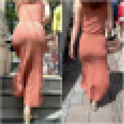 《ニット生地なのにはち切れそう！？まん丸感が素晴らしいキャリアウーマン》　サンプル画像3