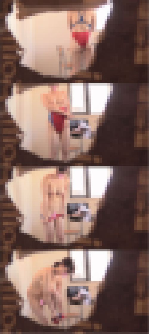 【着替え盗み撮り】美おっぱいにピンク乳首♡水泳部女子のむっちり全裸　サンプル画像1