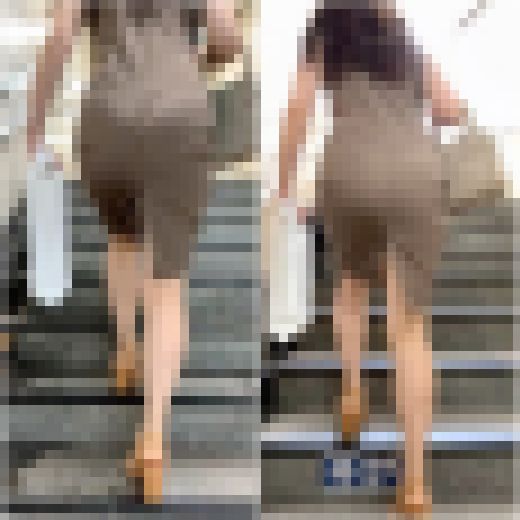 《絶妙なスリットが堪らない！Tバックも浮かび上がらせるセレブ美女》　サンプル画像2