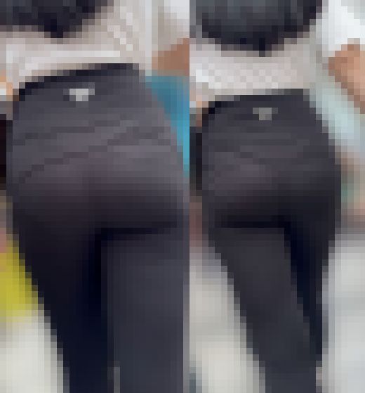 パンティラインくっきりなスキニーパンツ美女　サンプル画像1