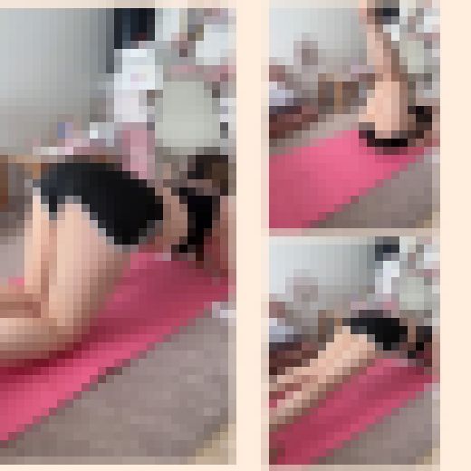 美女の自宅ストレッチは油断だらけ＆エロだらけ　サンプル画像3