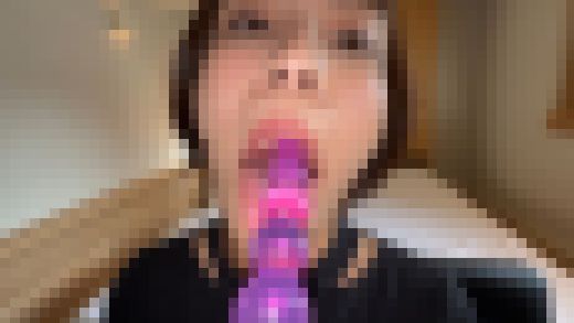 【個人撮影】玉城夏帆　初喉チンコ触り＆擬似フェラ体験　サンプル画像1