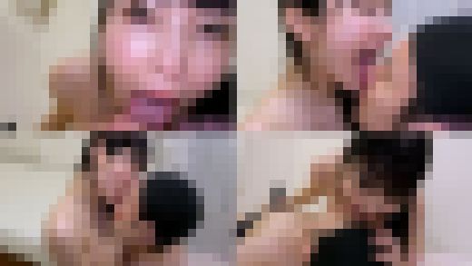 【舌フェチ唾フェチ】道久てんのエロ長い舌でたっぷり顔舐め鼻舐め＆手コキプレイ　サンプル画像1