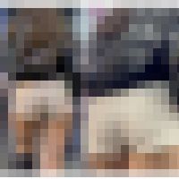 ハミ尻がセクシーな白ショートパンツ美女 サンプル画像