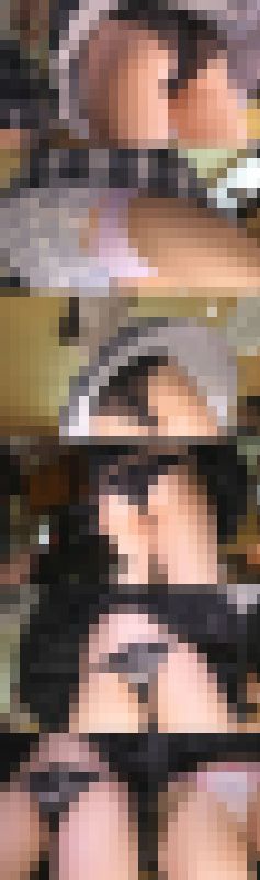 超高画質FHD動画 本当にあった風チラ喫茶店！爆風が吹き荒れパンチラどころかパンモロしまくりNO-2 えっちなパンツ編　サンプル画像3