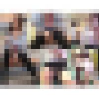 ２人収録！最後はバレた?大開脚で白P丸見えニーハイ娘&新人OLのスト越し透けP堪能極上対面パンチラ〜 サンプル画像