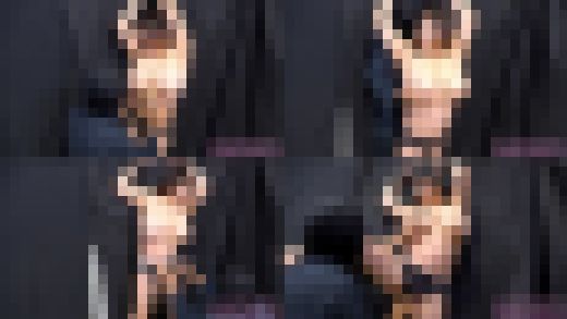 【M/F】爆乳美女がくすぐり責めで乱れまくりの揺れまくり？！立ち拘束編【ウルトラハード】【秋月まりな】　サンプル画像1
