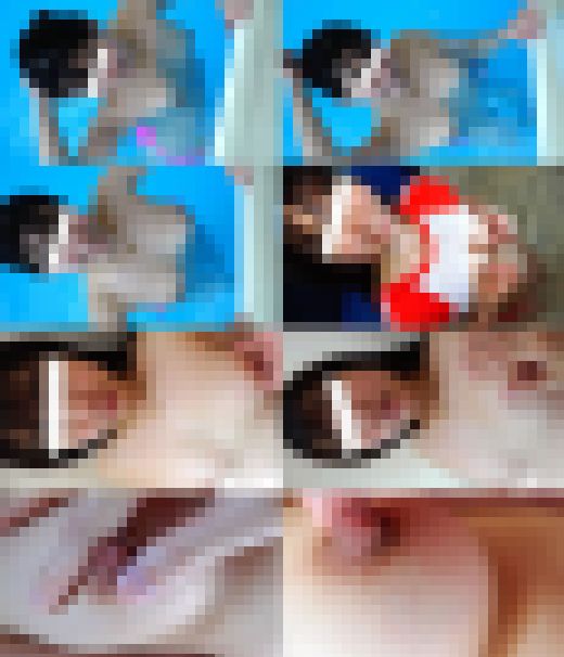 プールの撮影会で見かけたイマドキJD撮影＠個撮でお触り裏オプ！真面目そうな顔して思いっきり卑猥なデカビラ!!　サンプル画像2