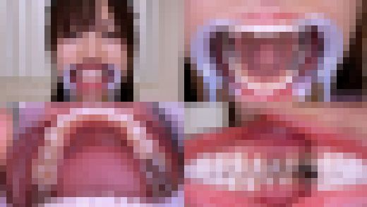 【歯フェチ】南條彩ちゃんの歯を観察しました！　サンプル画像1