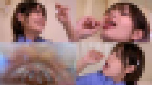 【巨大娘】美人女看守が凶悪●を縮めて尋問の末、巨大な口で一人残らず噛み殺す【河合陽菜】　サンプル画像1