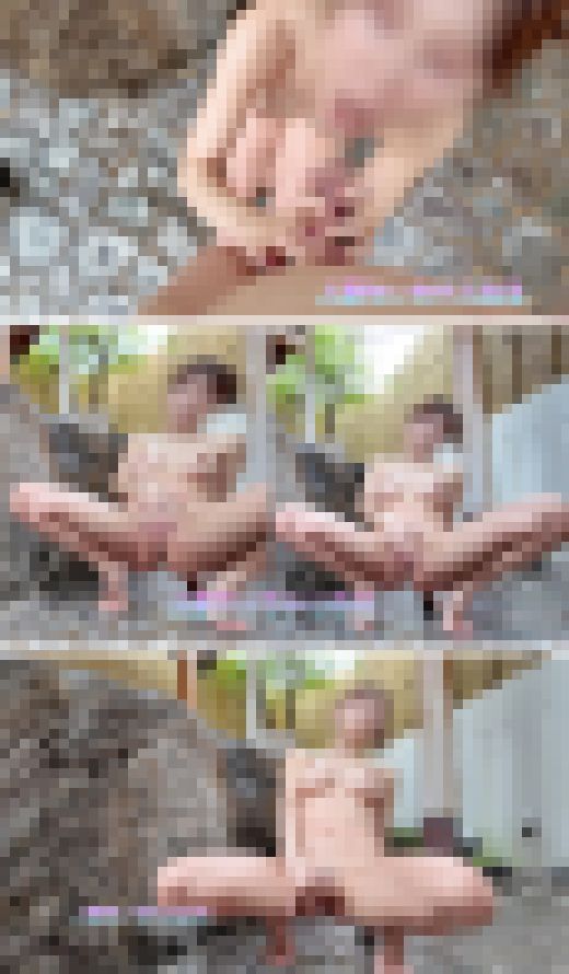 【個人撮影】清楚系人妻の露出日記💖ミニスカデカ尻丸出し露出💖オナニー潮シャワー💖　サンプル画像3