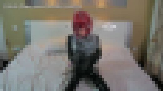 ラバーフェチ女がドールマスクで自虐オナ Vol.4　サンプル画像2