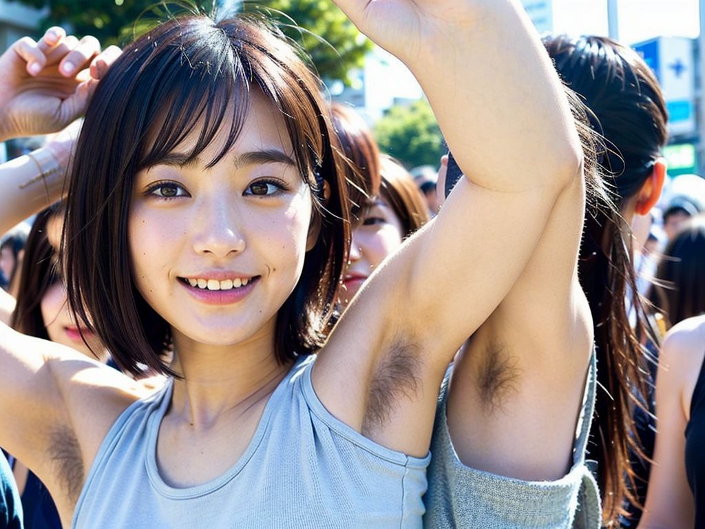 美少女わき毛画像　滋賀県　長浜市　2023年09月05日　美少女　わき毛画像