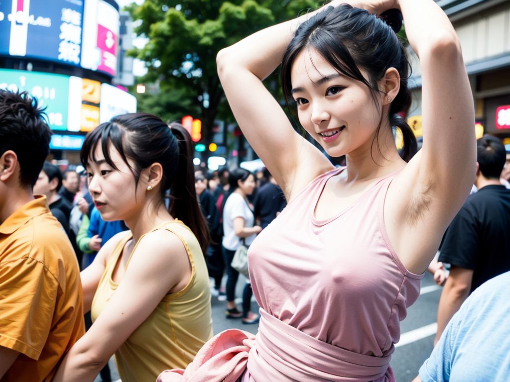 美少女わき毛画像　東京都　清瀬市　2023年12月01日　美少女　わき毛画像