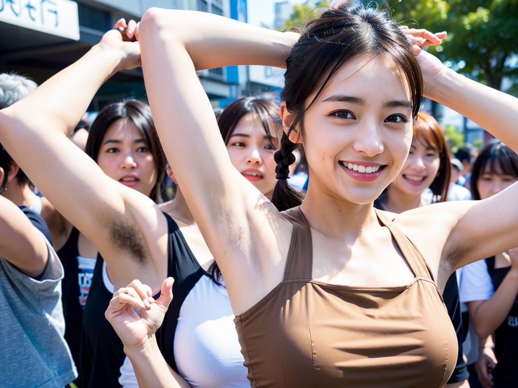 美少女わき毛画像　福岡県　大牟田市　2024年02月26日　美少女　わき毛画像
