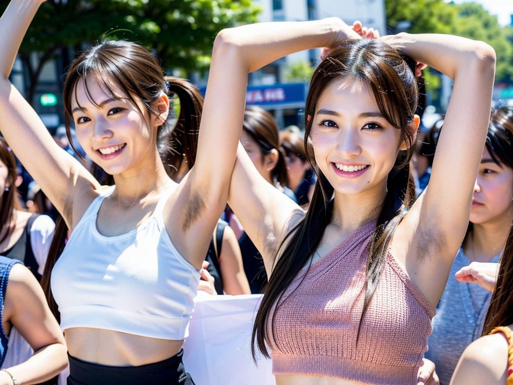 美少女わき毛画像　千葉県　木更津市　2024年08月28日　美少女　わき毛画像