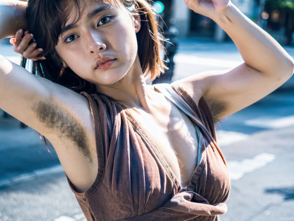 美少女わき毛画像　長野県　上田市　2025年02月12日　美少女　わき毛画像