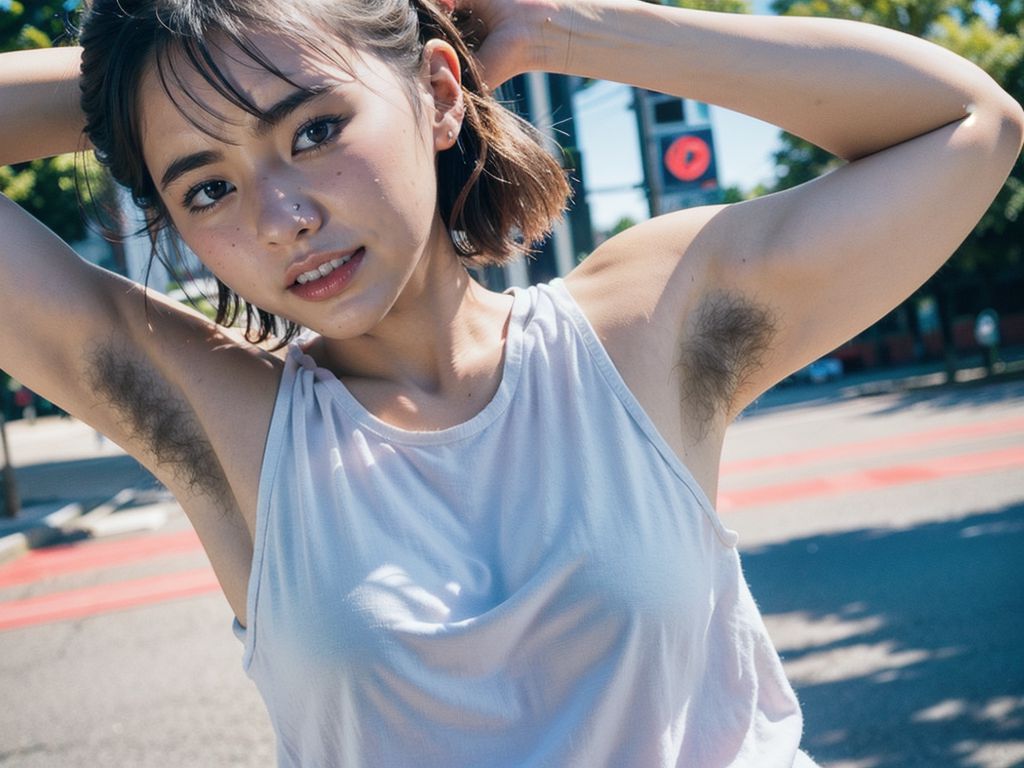 美少女わき毛画像　愛知県　愛西市　2025年06月25日　美少女　わき毛画像