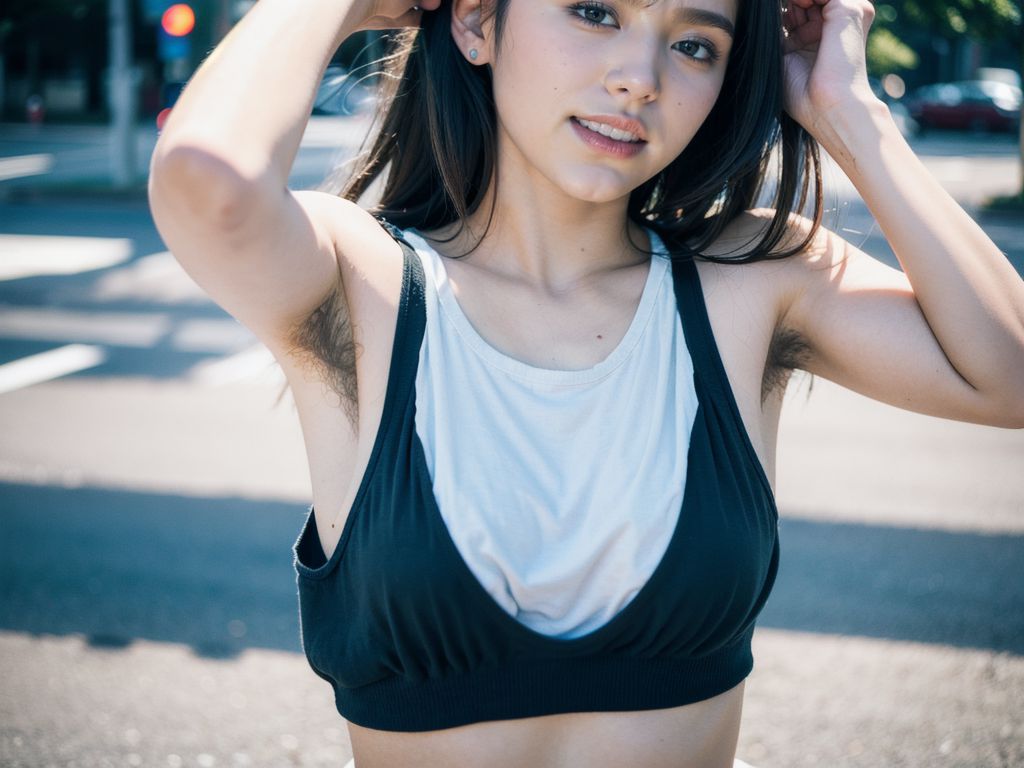美少女わき毛画像　東京都　国分寺市　2025年07月09日　美少女　わき毛画像