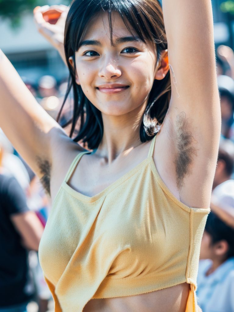 美少女わき毛画像　東京都　大田区　2025年10月03日　美少女　わき毛画像
