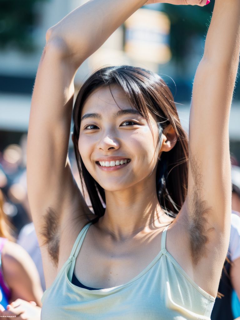 美少女わき毛画像　福島県　会津若松市　2025年10月14日　美少女　わき毛画像