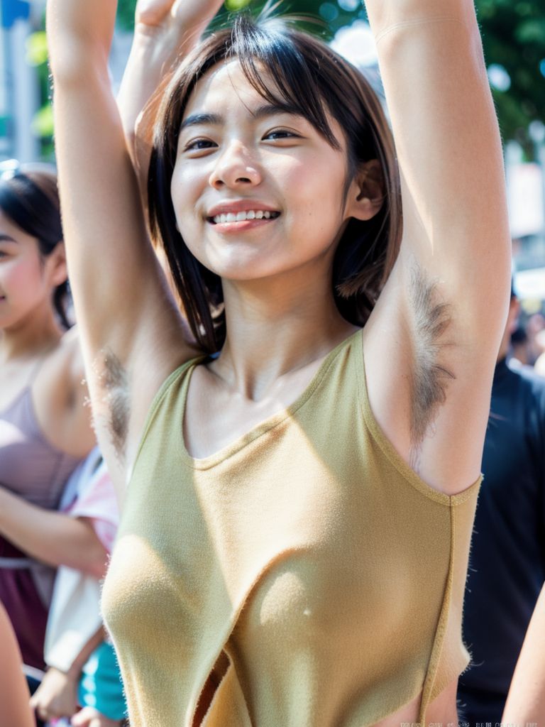 美少女わき毛画像　長野県　安曇野市　2025年10月16日　美少女　わき毛画像