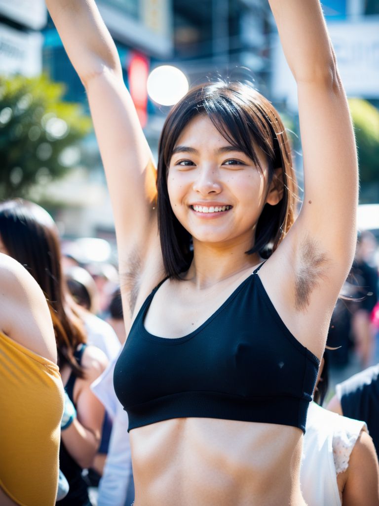 美少女わき毛画像　山口県　下松市　2026年02月18日　美少女　わき毛画像