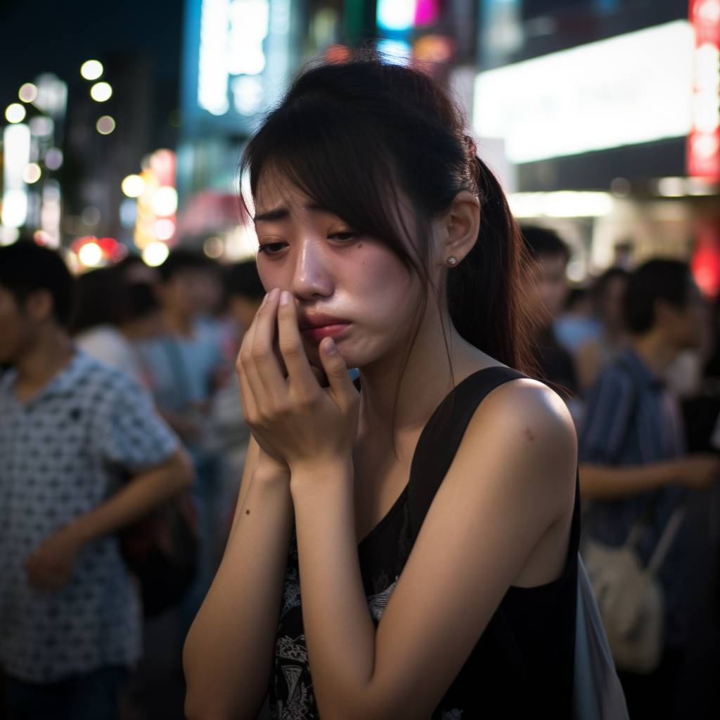 号泣女子 渋谷 2023年03月31日 画像01
