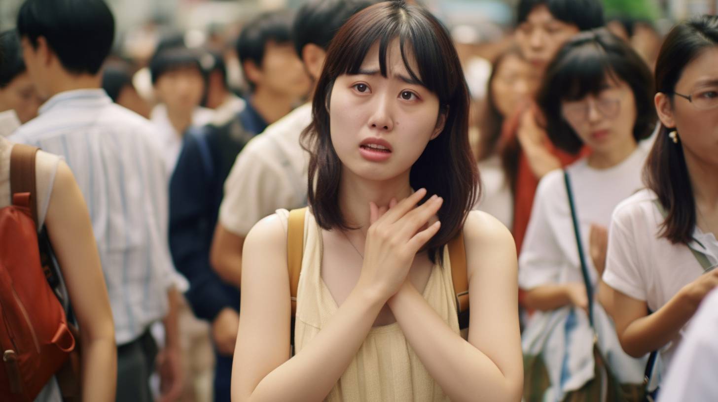 号泣女子　愛知県　稲沢市　2024年08月13日　号泣女性画像