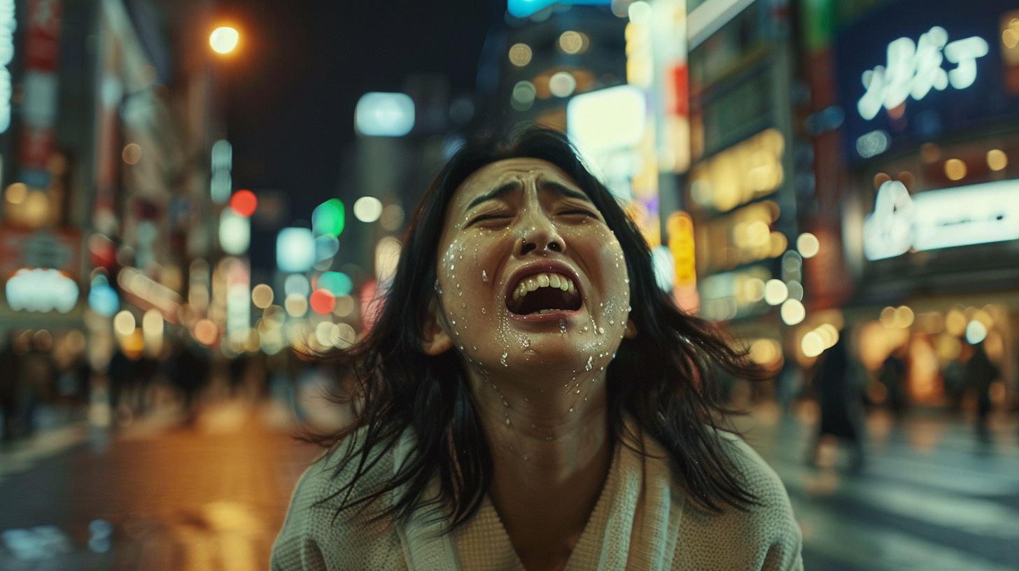 号泣女子　京都府　舞鶴市　2025年09月28日　号泣女性画像