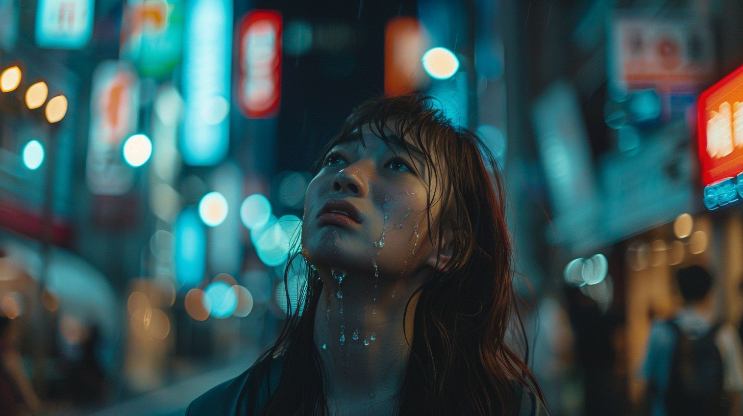 号泣女子　鳥取県　米子市　2025年11月15日　号泣女性画像