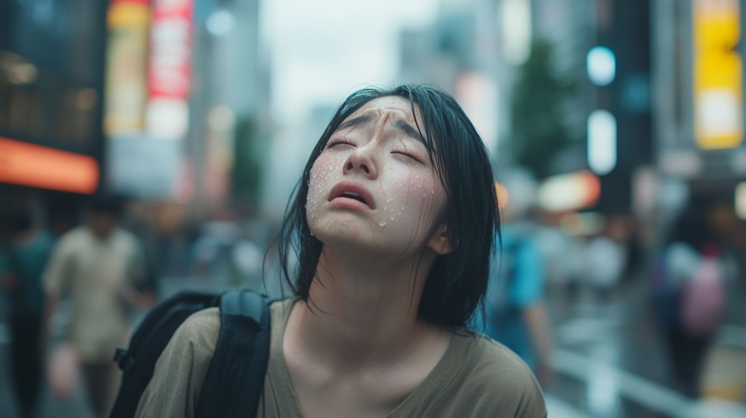 号泣女子　奈良県　橿原市　2026年01月05日　号泣女性画像