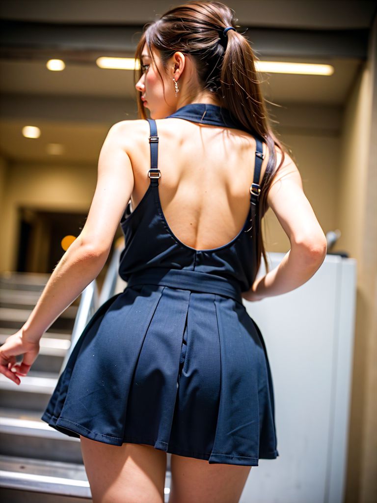 パンチラゲリラ撮影　東京都　世田谷区　2024年03月08日　パンチラゲリラ撮影　画像